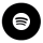 Als Link zu Spotify von DJ Markus Engels, ist hier das Logo mit einem schwarzen Kreis zu sehen.