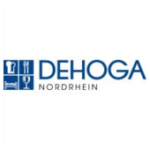 Als Logo der Referenzen bei DEHOGA Nordrhein, ist ein blaues Logo zu sehen.
